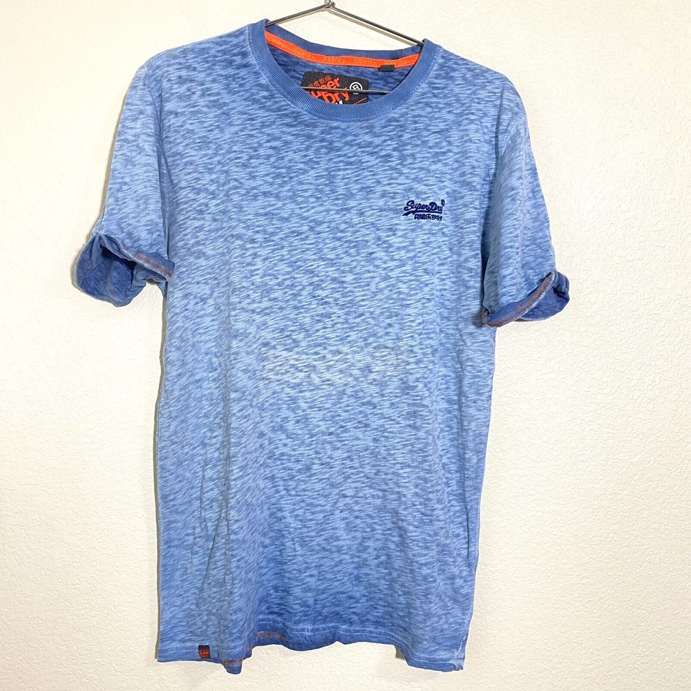 Superdry Mens Shirt Size Medium Low Roller Blue